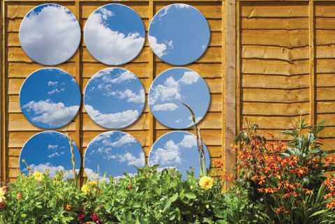 Circle Garden Mirrors