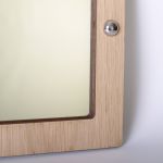 Personalised square mirror (wood frame)