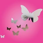 Butterfly Wall Mirrors  (set of 7)