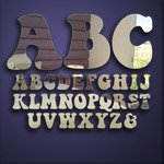 Alphabet Letter Mirrors (5cm)