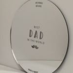 Personalised Father's Day Mirror