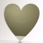 Personalised Heart Acrylic Mirror